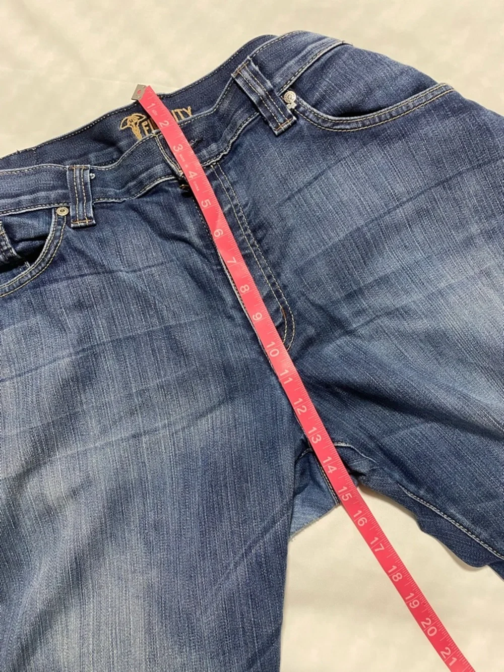 Fidelity Men's Dark Blue Relaxed Straight Jeans